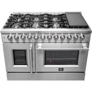 Forno Galiano 48" Freestanding French Door Dual Fuel Range FFSGS6356-48 (FFSGS635648)
