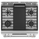 Caf? 30-inch Slide-in Gas Double Oven Range with Convection Technology CGS750P2MS1CGS750P2MS1