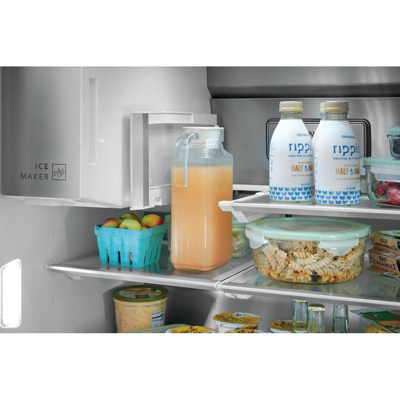 Frigidaire Professional 36-inch, 21.8 cu.ft. Counter-Depth French 4-Door Refrigerator with External Water and Ice System PRMC2285AF
