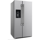 Forno 36-inch, 20 cu. ft. Freestanding Side-by-Side Refrigerator FFRBI1844-36SBFFRBI184436SB