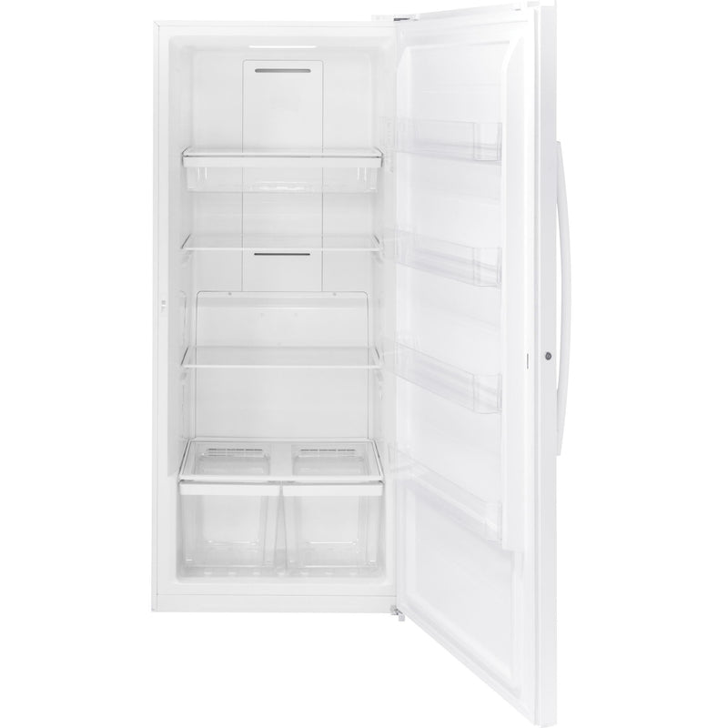 GE 21.3 cu. ft. Upright Freezer with LED lighting FUF21DLRWW
