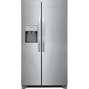 Frigidaire 36-inch, 22.2 cu.ft. Counter-Depth Side-by-Side Refrigerator with External Water and Ice Dispensing System FRSC2333AS