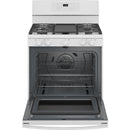 GE 30-inch Freestanding Gas Range with Convection Technology JGB735DPWWJGB735DPWW