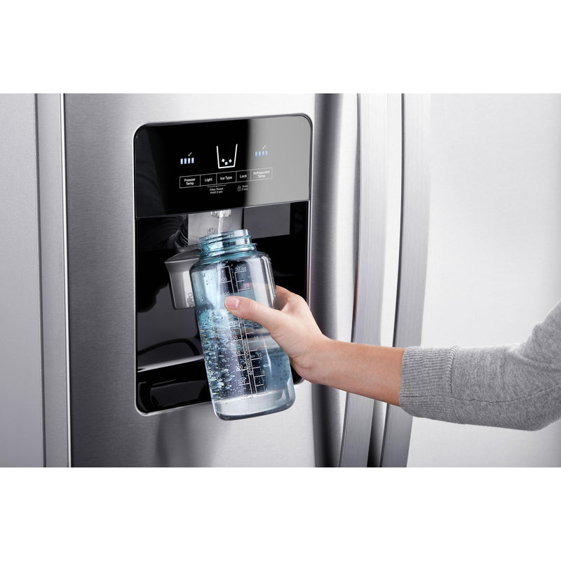 Whirlpool 36-inch, 24.55 cu. ft. Side-By-Side Refrigerator WRS325SDHZ (WRS325SDHZ)