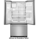 Maytag 33-inch, 21.7 cu. ft. French 3-Door Refrigerator with Ice and Water MFI2269FRW