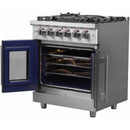 Forno 30-inch Freestanding Electric Dual Fuel Raneg FFSGS6325-30FFSGS632530
