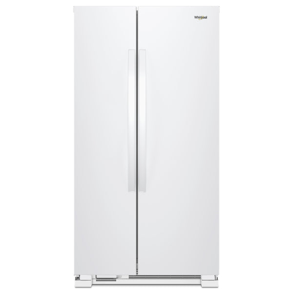 (WRS312SNHW) Whirlpool 33-inch, 21.7 cu. ft. Freestanding Side-by-side Refrigerator with Adaptive Defrost WRS312SNHW