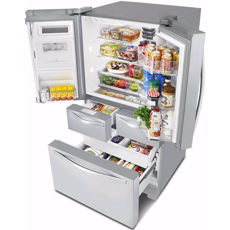 Whirlpool 36-inch, 25.76 cu. ft. French 5-Door Refrigerator WRV986FDEM