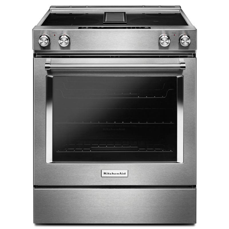 KitchenAid 30-inch Slide-In Electric Range KSEG950ESS