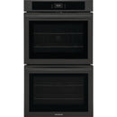 Frigidaire 30-inch Double Electric Wall Oven with Fan Convection FCWD3027ABFCWD3027AB