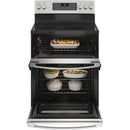 GE 30-inch Freestanding Electric Range with Convection Technology JBS86SPSSJBS86SPSS