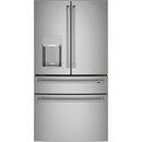 Caf? 36-inch, 22.3 cu.ft. Counter-Depth French 4-Door Refrigerator with Wi-Fi (Platinum Glass) CXE22DP2PS1 (CXE22DP2PS1)