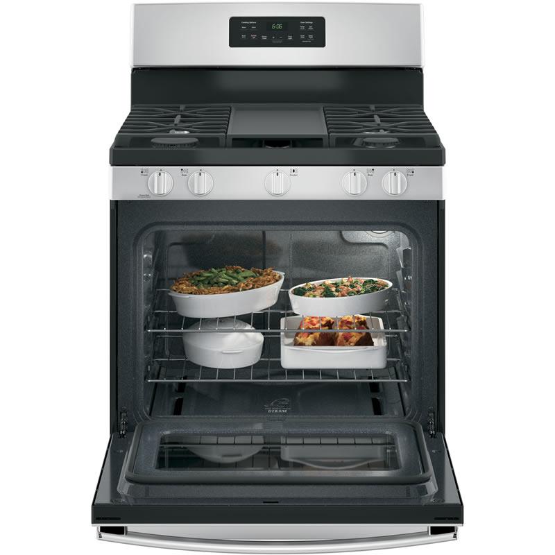 GE 30-inch Freestanding Gas Range JGBS66REKSS