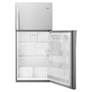 Whirlpool 30-inch, 19.14 cu.ft. Freestanding Top Freezer Refrigerator with Flexi-Slide™ Bin WRT519SZDMWRT519SZDM