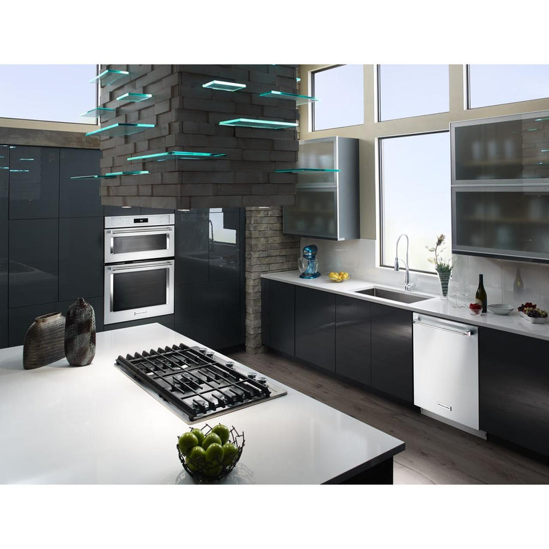KitchenAid 30-inch Built-In Gas Cooktop with Even-Heat™ Burner KCGS550ESS