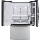 GE Profile 36-inch, 27.8 cu. ft. French 3-Door Refrigerator PFD28KSLSSPFD28KSLSS