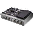 Forno 36-inch Gas Rangetop with 6 Burners FCTGS5751-36FCTGS575136
