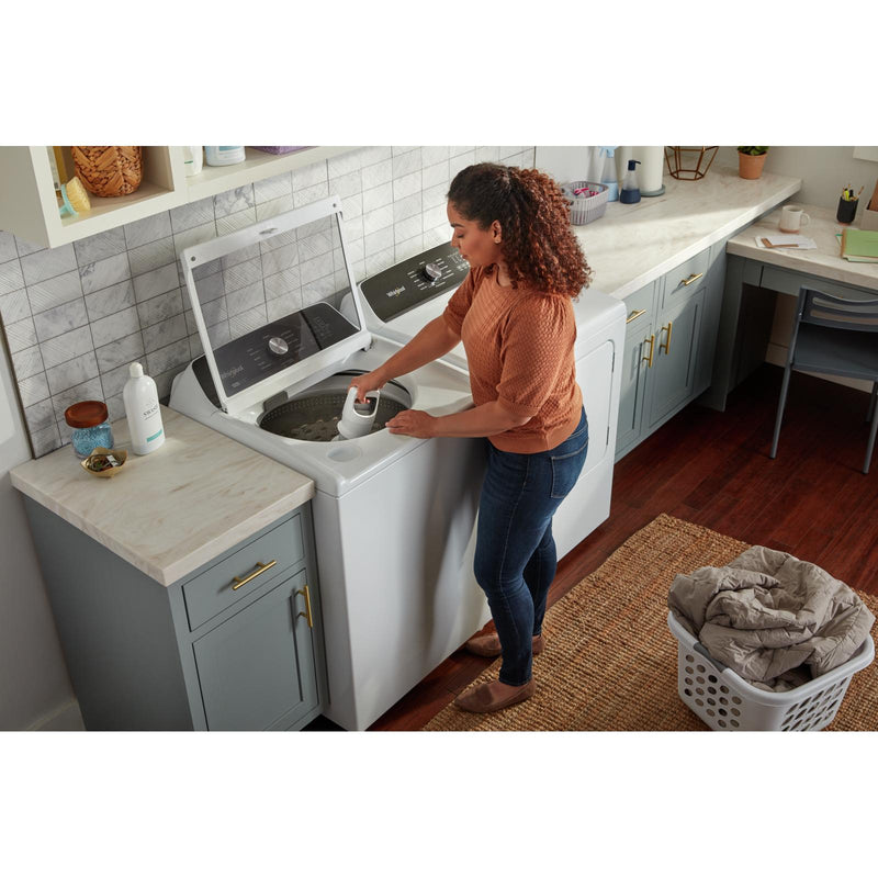 Whirlpool 4.7 cu. ft. Top Loading Washer with Removable Agitator WTW5057LW