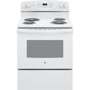 GE 30-inch Freestanding Electric Range JB256DMWWJB256DMWW