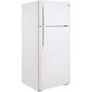 GE 28-inch, 17.5 cu. ft. Top-Freezer Refrigerator GTS18DTNRWW