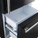 Forno 31-inch 17.2 cu.ft Freestanding Bottom Freezer Refrigerator FFFFD1785-31BLKFFFFD178531BLK