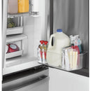 GE Profile 36-inch, 22.1 cu.ft. Counter-Depth French 3-Door Refrigerator with External Water and Ice Dispensing System PYD22KSLSSPYD22KSLSS