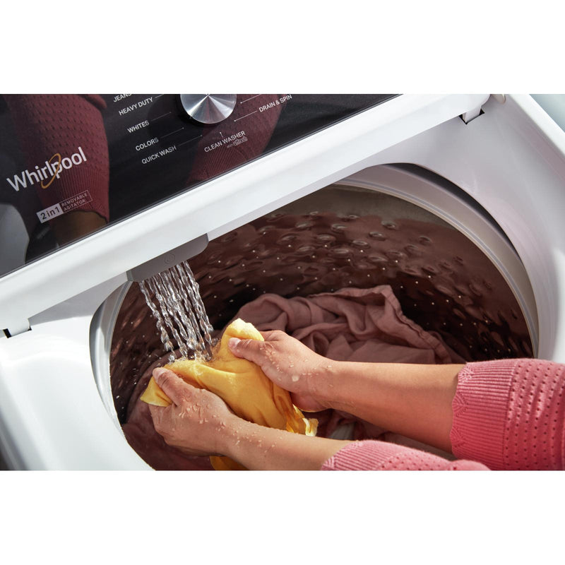 Whirlpool 4.7 cu. ft. Top Loading Washer with Removable Agitator WTW5057LW