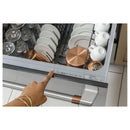 Caf? 24-inch, Built-in Dishwasher (Matte White/Brushed Bronze) CDD420P4TW2 (CDD420P4TW2)