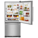 KitchenAid 30-inch, 19 cu. ft. Bottom Freezer Refrigerator KRBR109ESS