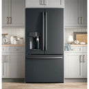 GE Profile 36-inch, 27.8 Cu. Ft. French 3-Door Refrigerator with Keurig® K-Cup® Brewing System PFE28PELDS
