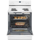 Whirlpool 30-inch Freestanding Electric Range with Keep Warm Setting  (White)WFC150M0JW