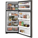 GE 28-inch, 17.5 cu. ft. Top-Freezer Refrigerator GTE18DCNRSAGTE18DCNRSA