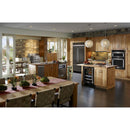 KitchenAid 36-inch, 20.8 cu.ft. Built-in French 3-Door Refrigerator with Internal Ice Maker KBFN506EBSKBFN506EBS