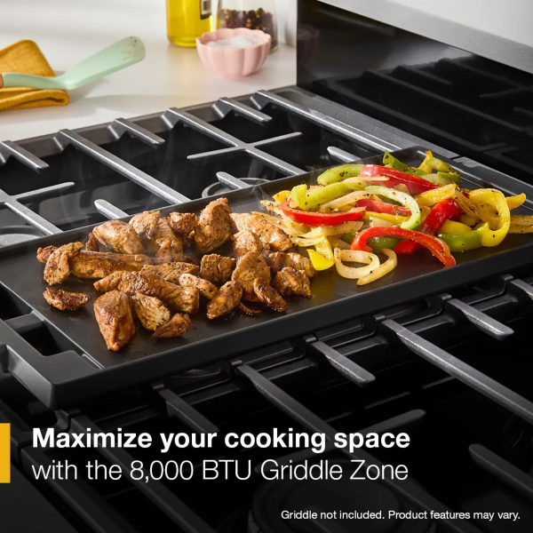 30-inch Gas Range with Air Cooking Technology and Steam Clean (WFGS4530SS)