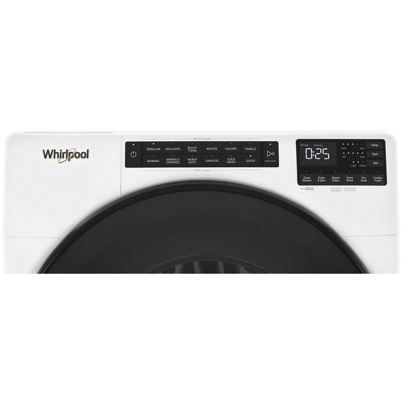 Whirlpool 4.5 cu.ft. Front Loading Washer with Sanitize Cycle WFW5605MW (WFW5605MW)