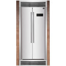 Forno 37-inch, 15.62 cu. ft. Built-in Side-by-Side Refrigerator FFRBI1805-37SG