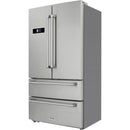Thor Kitchen 36-inch, 20.85 cu. ft. Counter-Depth French 4-Door Refrigerator HRF3601F