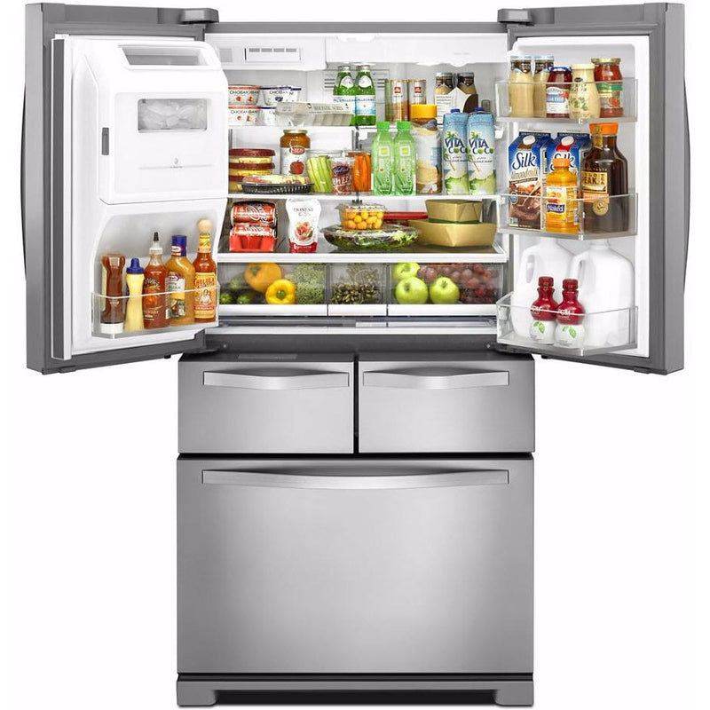 Whirlpool 36-inch, 25.76 cu. ft. French 5-Door Refrigerator WRV986FDEM