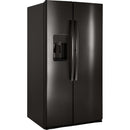 GE Profile 36-inch, 25.3 cu. ft. Side-by-Side Refrigerator with Ice and Water Dispensing System PSE25KBLTS