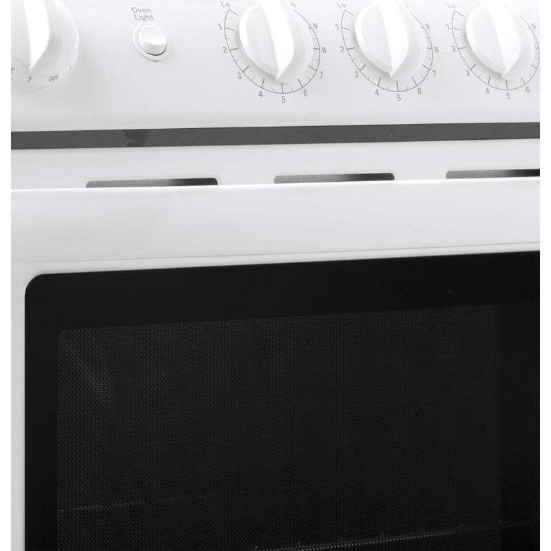 Hotpoint 24-inch Freestanding Electric Range RAS240DMWW