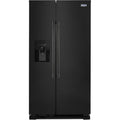 Maytag 36-inch, 25 cu.ft. Freestanding Side-by-Side Refrigerator with External Water and Ice Dispensing System MSS25C4MGB