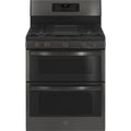 GE Profile 30-inch Freestanding Electric Range with True European Convection Technology PGB965BPTS