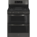 GE Profile 30-inch Freestanding Electric Range with True European Convection Technology PGB965BPTSPGB965BPTS