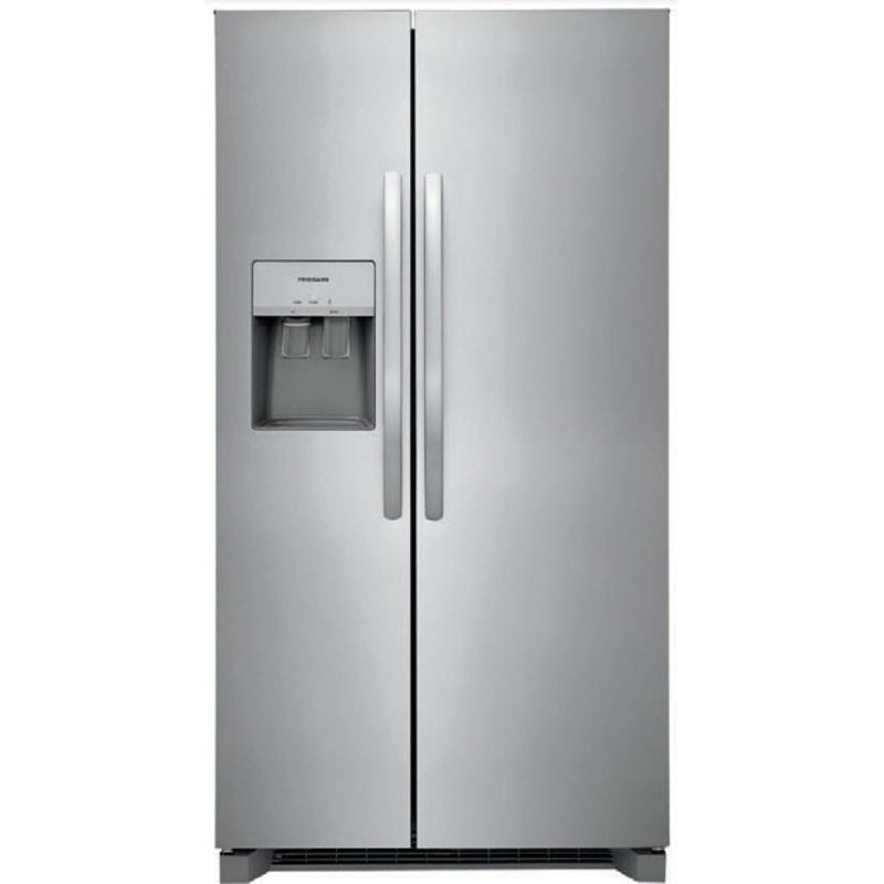 Frigidaire 33-inch, 22.2 cu.ft. Freestanding Side-by-Side Refrigerator with Ice and Water Dispensing System FRSS2323AS