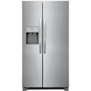 Frigidaire 33-inch, 22.2 cu.ft. Freestanding Side-by-Side Refrigerator with Ice and Water Dispensing System (Stainless Steel)FRSS2323AS
