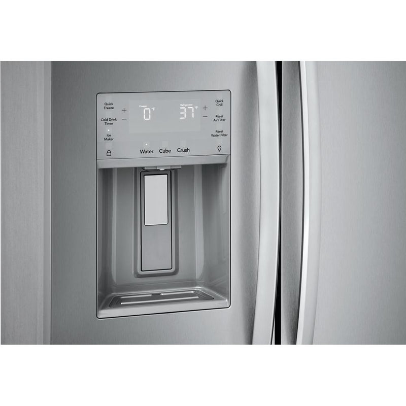 (GRSS2652AF) Frigidaire Gallery 36-inch, 25.6 cu.ft. Freestanding Side-by-Side Refrigerator with Ice and Water Dispensing System GRSS2652AF