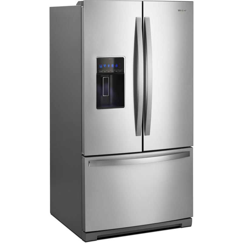 Whirlpool 36-inch, 26.8 cu. ft. Freestanding French 3-Door Refrigerator Water and Ice Dispensing System WRF767SDHZ (WRF767SDHZ)