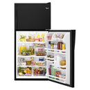 Whirlpool 30-inch, 18.2 cu.ft. Freestanding Top Freezer Refrigerator with Flexi-Slide Bin WRT138FZDB