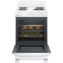 Hotpoint 24-inch Freestanding Electric Range RAS240DMWW