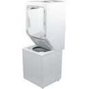 GE Stacked Washer/Dryer Electric Laundry Center with Stainless Steel Basket GUD27EEPVDGGUD27EEPVDG